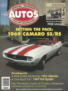 SPECIAL-INTEREST AUTOS 1996 OCT - FIAT 124,CAMARO SS396